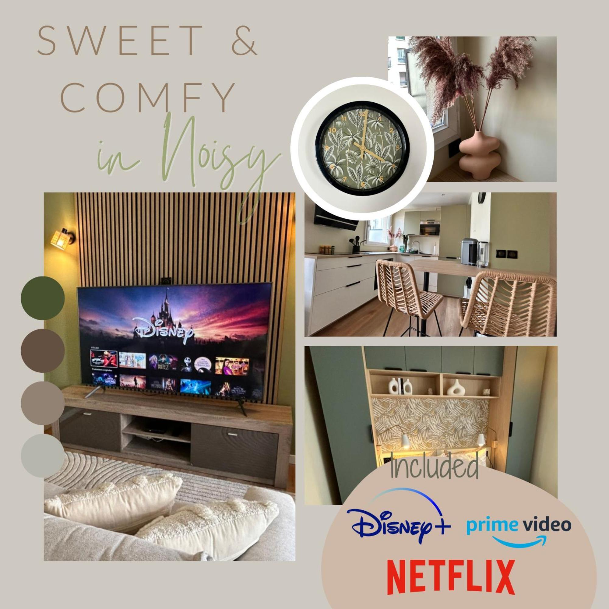 Sweet And Comfy In Hyper City Center With Netflix, Prime And Disney Plus Included Нуази-ле-Гран Экстерьер фото