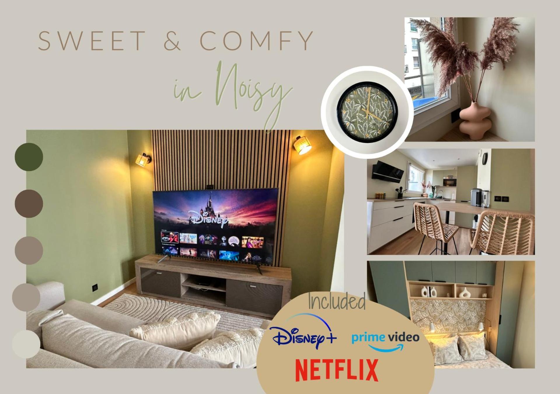 Sweet And Comfy In Hyper City Center With Netflix, Prime And Disney Plus Included Нуази-ле-Гран Экстерьер фото